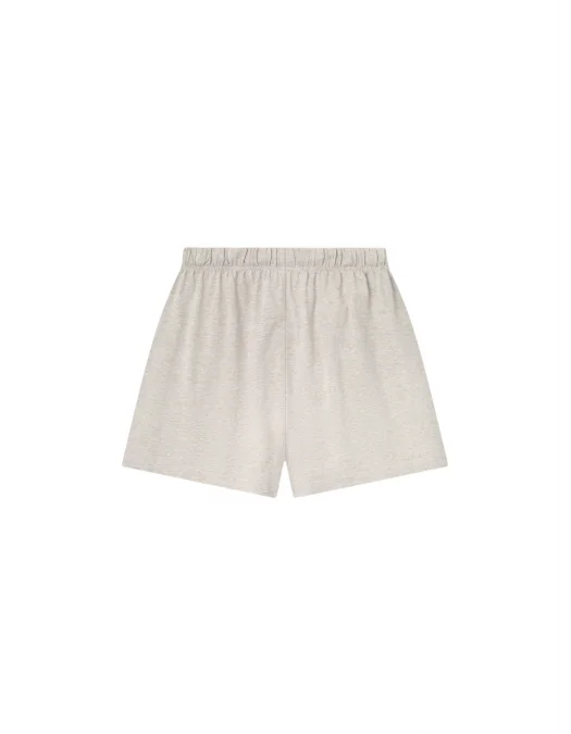 Pantaloni scurti, FEAR OF GOD, Label, Relaxed Fit, Heather Stone Grey - 160SP255652FWHEATHERSTONE Pantaloni scurti, FEAR OF GOD, Label, Relaxed Fit, Heather Stone Grey - 160SP255652FWHEATHERSTONE