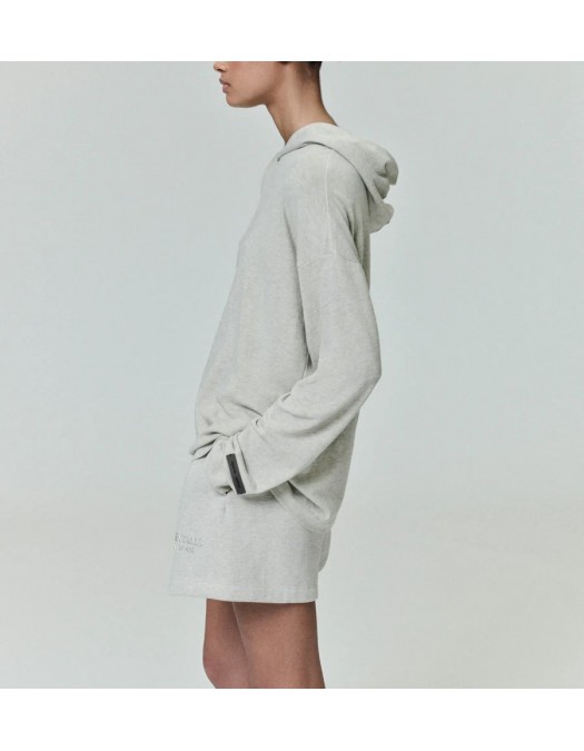 Pantaloni scurti, FEAR OF GOD, Label, Relaxed Fit, Heather Stone Grey - 160SP255652FWHEATHERSTONE Pantaloni scurti, FEAR OF GOD, Label, Relaxed Fit, Heather Stone Grey - 160SP255652FWHEATHERSTONE