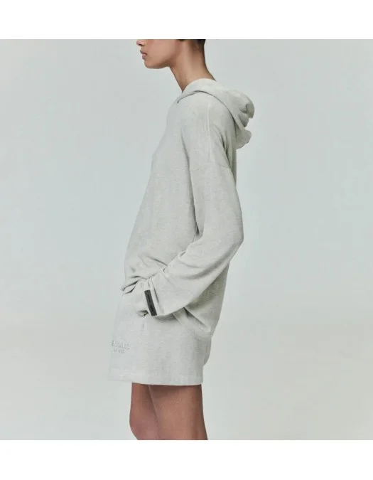 Pantaloni scurti, FEAR OF GOD, Label, Relaxed Fit, Heather Stone Grey - 160SP255652FWHEATHERSTONE Pantaloni scurti, FEAR OF GOD, Label, Relaxed Fit, Heather Stone Grey - 160SP255652FWHEATHERSTONE