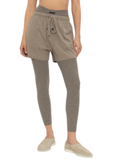 Pantaloni scurti, FEAR OF GOD, Cotton, Simple, Grey - 160SP255653FWHOMESTEADHEATHER Pantaloni scurti, FEAR OF GOD, Cotton, Simple, Grey - 160SP255653FWHOMESTEADHEATHER