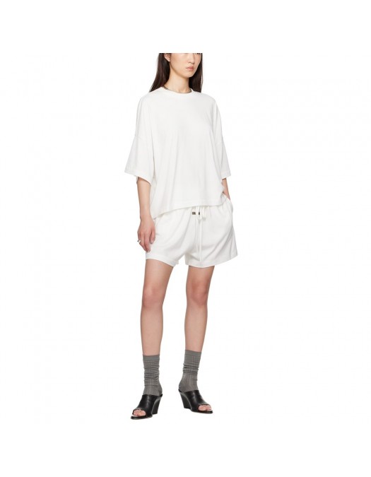 Pantaloni FEAR OF GOD, Shorts, Drawstring Waist, Women, Cloud White - 160SP255654FWCLOUDWHITE Pantaloni FEAR OF GOD, Shorts, Drawstring Waist, Women, Cloud White - 160SP255654FWCLOUDWHITE