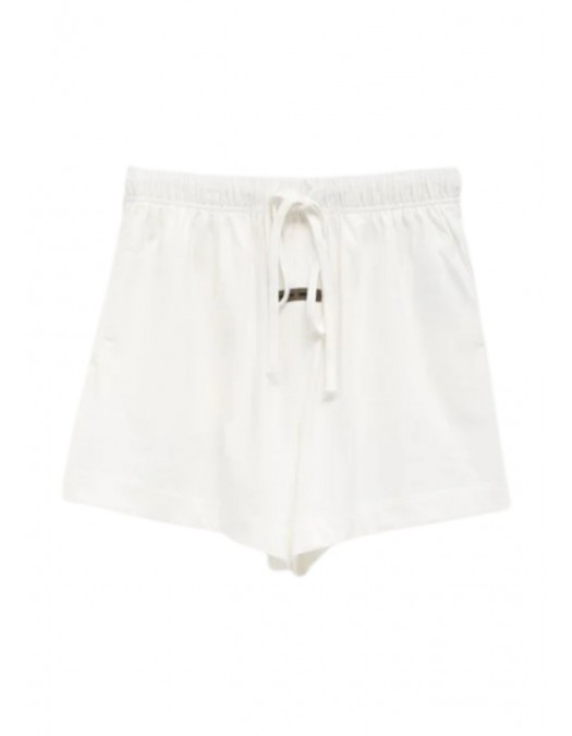 Pantaloni FEAR OF GOD, Shorts, Drawstring Waist, Women, Cloud White - 160SP255654FWCLOUDWHITE