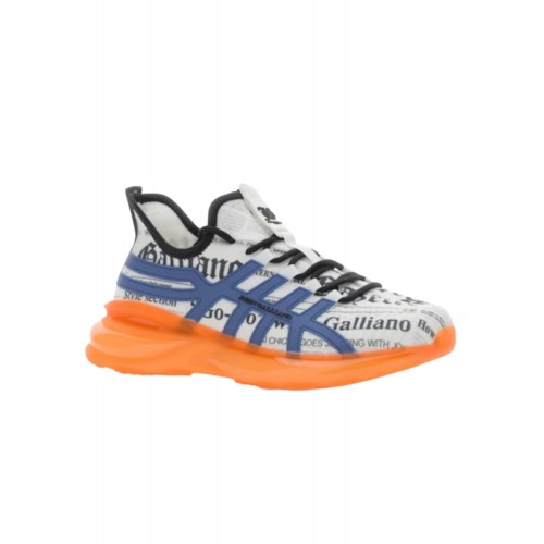 Sneakers JOHN GALLIANO,  Multicolor Print, 18505CPE Sneakers JOHN GALLIANO,  Multicolor Print, 18505CPE