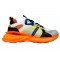 Sneakers JOHN GALLIANO,  Multicolor Print, Orange