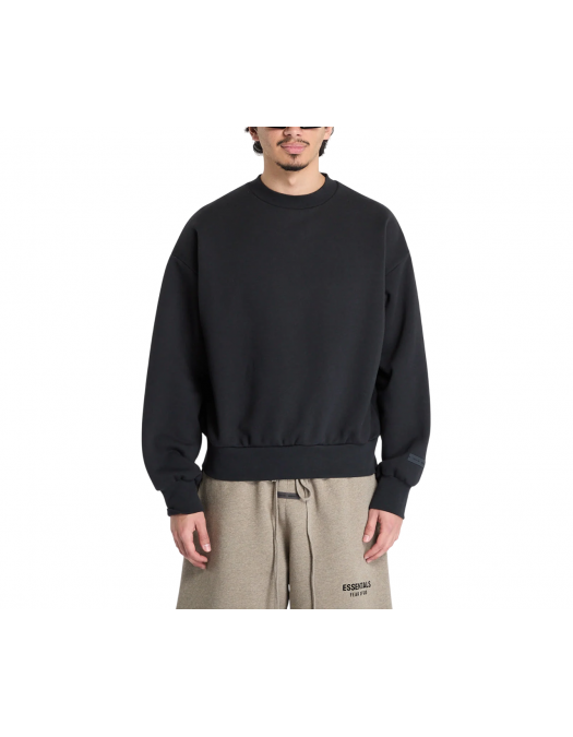 Bluza FEAR OF GOD, ESSENTIALS Classic Fit Fleece Crewneck, Black - 192AS252040FJETBLACK Bluza FEAR OF GOD, ESSENTIALS Classic Fit Fleece Crewneck, Black - 192AS252040FJETBLACK