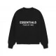 Bluza FEAR OF GOD, ESSENTIALS Classic Fit Fleece Crewneck, Black - 192AS252040FJETBLACK Bluza FEAR OF GOD, ESSENTIALS Classic Fit Fleece Crewneck, Black - 192AS252040FJETBLACK