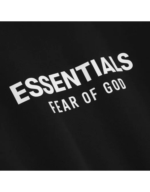 Bluza FEAR OF GOD, ESSENTIALS Classic Fit Fleece Crewneck, Black - 192AS252040FJETBLACK Bluza FEAR OF GOD, ESSENTIALS Classic Fit Fleece Crewneck, Black - 192AS252040FJETBLACK