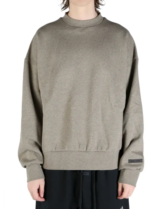 Bluza FEAR OF GOD, ESSENTIALS, Ribbed Cuffs, Beige - 192AS252041FHOMESTEADHEATHER Bluza FEAR OF GOD, ESSENTIALS, Ribbed Cuffs, Beige - 192AS252041FHOMESTEADHEATHER