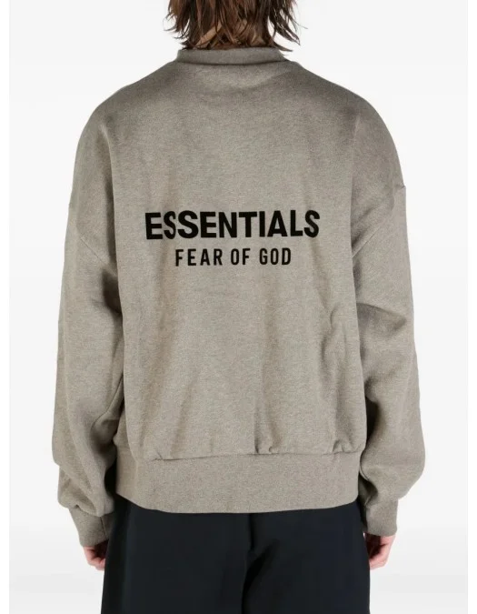 Bluza FEAR OF GOD, ESSENTIALS, Ribbed Cuffs, Beige - 192AS252041FHOMESTEADHEATHER Bluza FEAR OF GOD, ESSENTIALS, Ribbed Cuffs, Beige - 192AS252041FHOMESTEADHEATHER