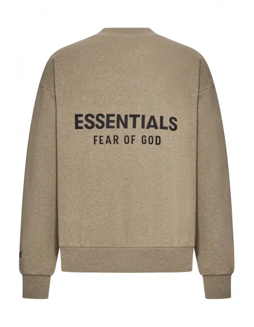 Bluza FEAR OF GOD, ESSENTIALS, Ribbed Cuffs, Beige - 192AS252041FHOMESTEADHEATHER Bluza FEAR OF GOD, ESSENTIALS, Ribbed Cuffs, Beige - 192AS252041FHOMESTEADHEATHER
