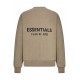 Bluza FEAR OF GOD, ESSENTIALS, Ribbed Cuffs, Beige - 192AS252041FHOMESTEADHEATHER Bluza FEAR OF GOD, ESSENTIALS, Ribbed Cuffs, Beige - 192AS252041FHOMESTEADHEATHER