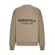 Bluza FEAR OF GOD, ESSENTIALS, Ribbed Cuffs, Beige - 192AS252041FHOMESTEADHEATHER Bluza FEAR OF GOD, ESSENTIALS, Ribbed Cuffs, Beige - 192AS252041FHOMESTEADHEATHER
