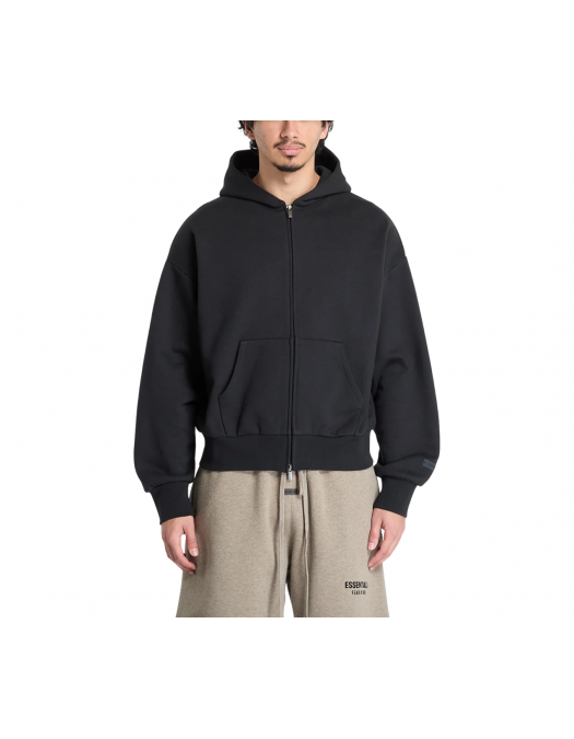Hanorac FEAR OF GOD, Classic Fit Fleece Zip Up, Black - 192AS254780FJETBLACK Hanorac FEAR OF GOD, Classic Fit Fleece Zip Up, Black - 192AS254780FJETBLACK