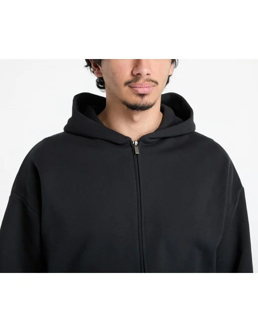 Hanorac FEAR OF GOD, Classic Fit Fleece Zip Up, Black - 192AS254780FJETBLACK