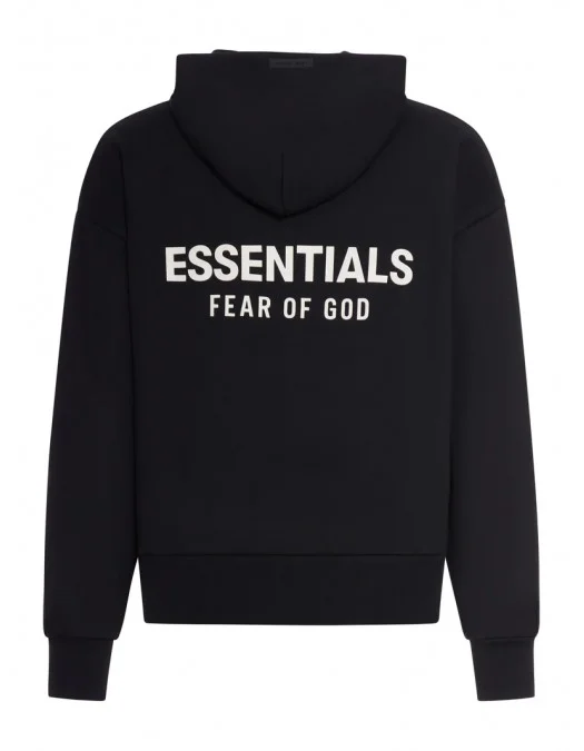 Hanorac FEAR OF GOD, Classic Fit Fleece Zip Up, Black - 192AS254780FJETBLACK