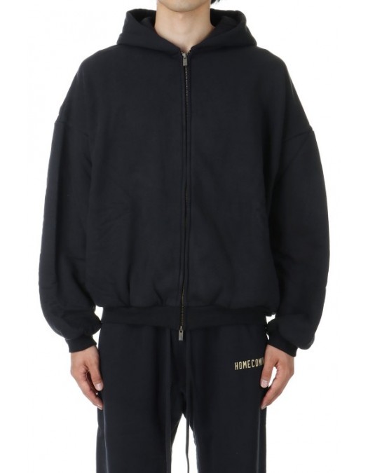 Hanorac FEAR OF GOD, Heavy Fleece Fullzip, Black - 192BT246240FBLACK