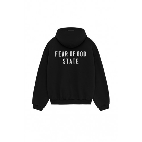 Hanorac FEAR OF GOD, Heavy Fleece Fullzip, Black Hanorac FEAR OF GOD, Heavy Fleece Fullzip, Black