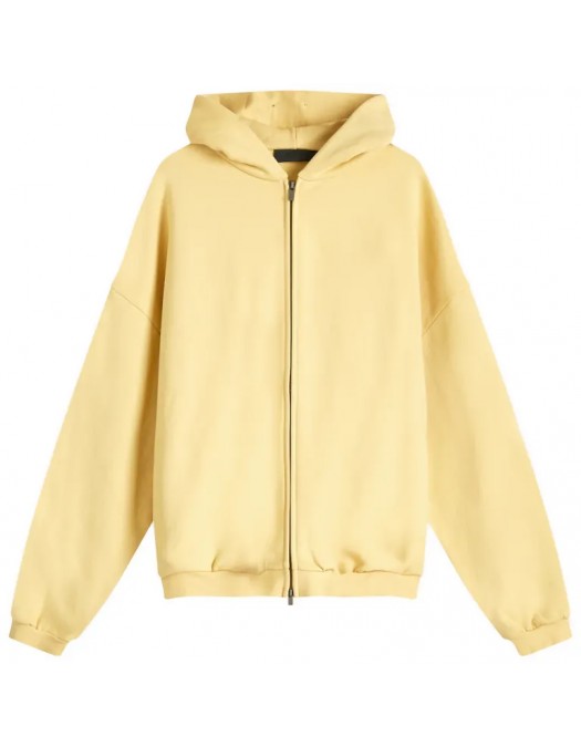 Hanorac FEAR OF GOD, Heavy Fleece Fullzip, Amber Yellow - 192BT246243FAMBER