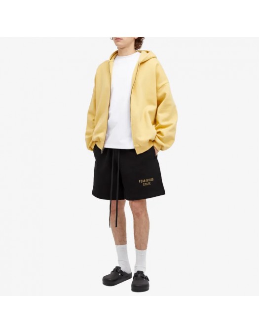 Hanorac FEAR OF GOD, Heavy Fleece Fullzip, Amber Yellow - 192BT246243FAMBER