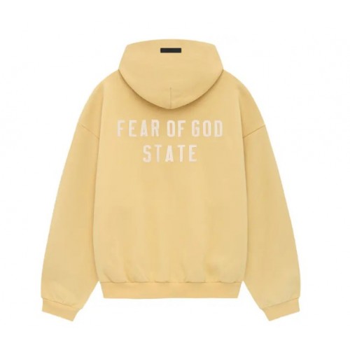 Hanorac FEAR OF GOD, Heavy Fleece Fullzip, Amber Yellow