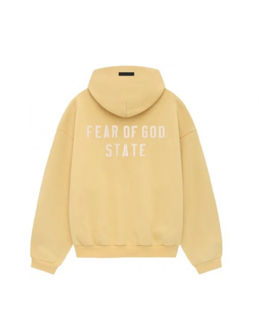 Hanorac FEAR OF GOD, Heavy Fleece Fullzip, Amber Yellow - 192BT246243FAMBER