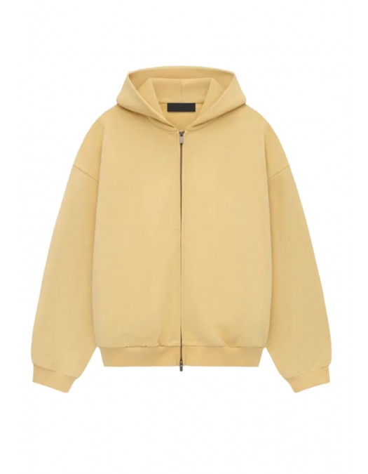 Hanorac FEAR OF GOD, Heavy Fleece Fullzip, Amber Yellow - 192BT246243FAMBER