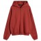 Hanorac FEAR OF GOD, Heavy Fleece Fullzip, Crimson Red