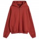 Hanorac FEAR OF GOD, Heavy Fleece Fullzip, Crimson Red - 192BT246246FCRIMSON