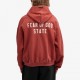 Hanorac FEAR OF GOD, Heavy Fleece Fullzip, Crimson Red - 192BT246246FCRIMSON