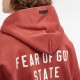 Hanorac FEAR OF GOD, Heavy Fleece Fullzip, Crimson Red - 192BT246246FCRIMSON