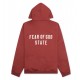 Hanorac FEAR OF GOD, Heavy Fleece Fullzip, Crimson Red - 192BT246246FCRIMSON