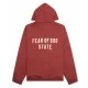 Hanorac FEAR OF GOD, Heavy Fleece Fullzip, Crimson Red - 192BT246246FCRIMSON