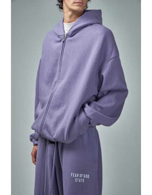 Hanorac FEAR OF GOD, Heavy Fleece Fullzip, Lavender - 192BT246247FLAVENDER