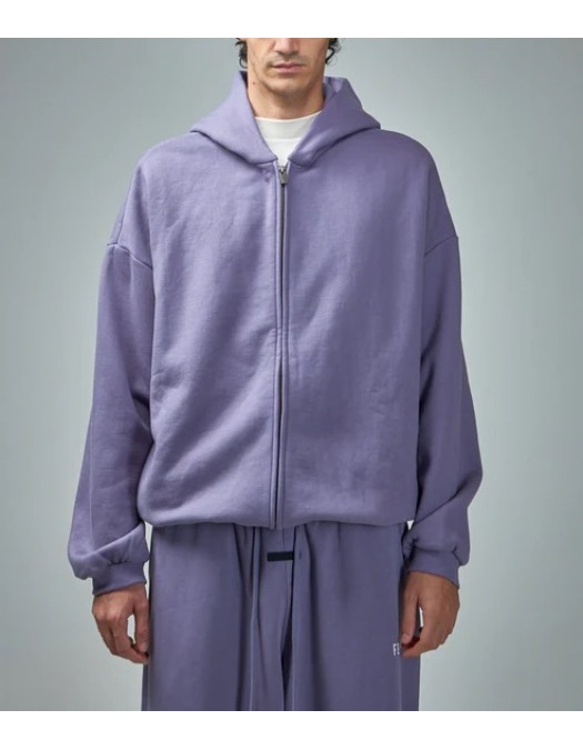 Hanorac FEAR OF GOD, Heavy Fleece Fullzip, Lavender - 192BT246247FLAVENDER