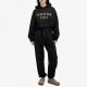 Hanorac FEAR OF GOD, Fleece Cropped Hoodie, Black - 192BT247350FWBLACK