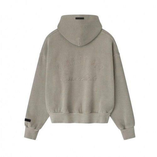 Hanorac FEAR OF GOD,Embroidered Classic Full Zip Hoodie/Smoke Gray
