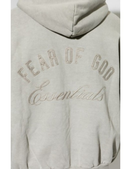 Hanorac FEAR OF GOD,Embroidered Classic Full Zip Hoodie/Smoke Gray - 192HO254781FSMOKEGREY