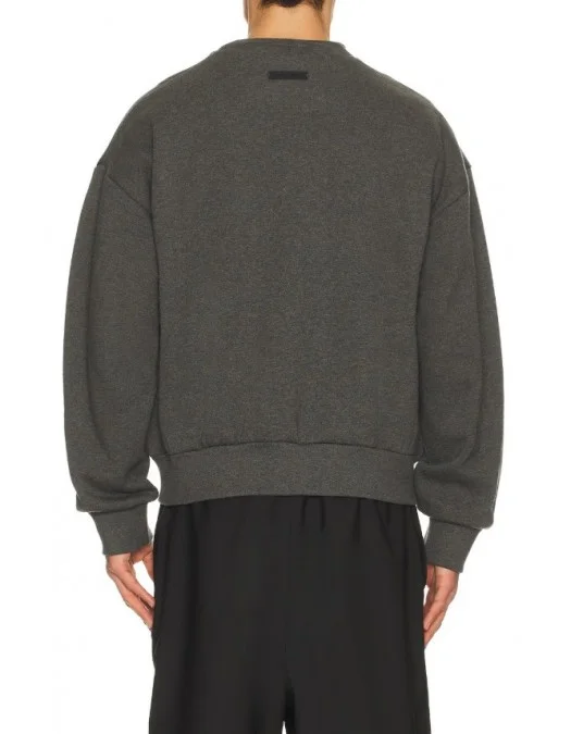 HanoracFEAR OF GOD,  ESSENTIALS SWEATSHIRT CLASSIC, Grey - 192HO256551FCHARCOALHEATHER