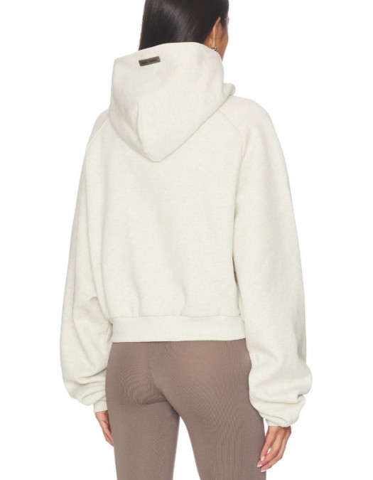 Hanorac FEAR OF GOD, ESSENTIALS 90's Raglan Hoodie, Cream - 192HO257822FWOATMEALHEATHER