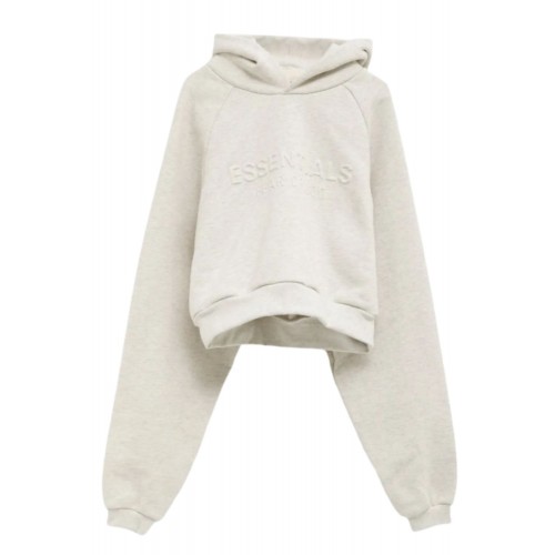 Hanorac FEAR OF GOD, ESSENTIALS 90's Raglan Hoodie, Cream