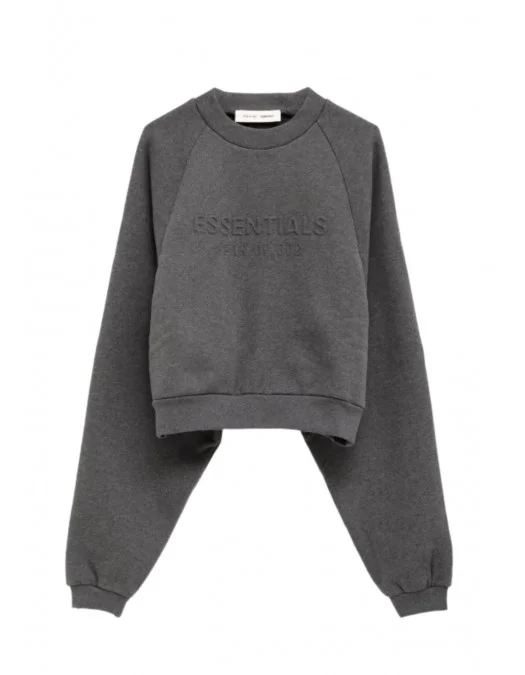 Hanorac FEAR OF GOD, ESSENTIALS 90's Raglan Sweatshirt - 192HO257831FWCHARCOALHEATHER