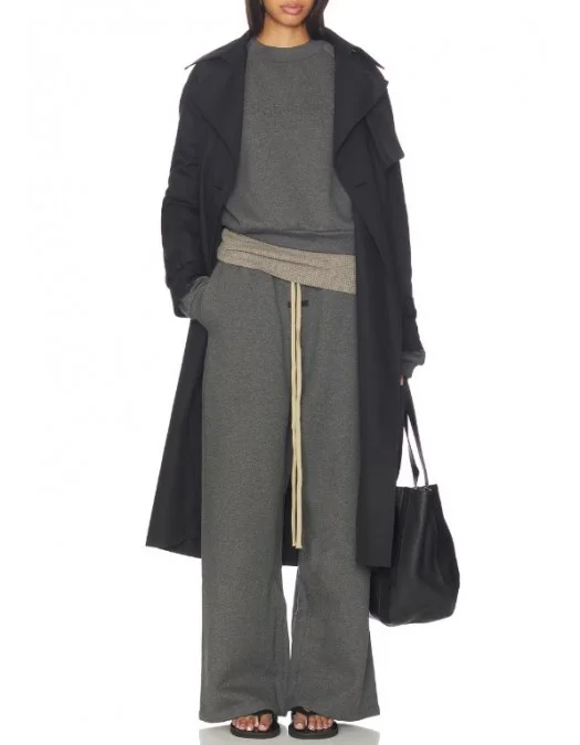 Hanorac FEAR OF GOD, ESSENTIALS 90's Raglan Sweatshirt - 192HO257831FWCHARCOALHEATHER