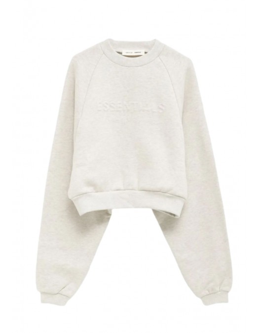 Hanorac FEAR OF GOD, ESSENTIALS 90's Raglan Sweatshirt, Cream - 192HO257832FWOATMEALHEATHER