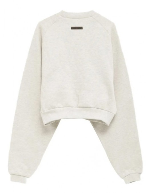 Hanorac FEAR OF GOD, ESSENTIALS 90's Raglan Sweatshirt, Cream - 192HO257832FWOATMEALHEATHER
