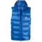 Vesta Moncler, White Padded, Albastru