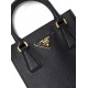 Geanta PRADA, Tote, triangle Logo, Saffiano Design, Black - 1BA358VOOONZVF0002