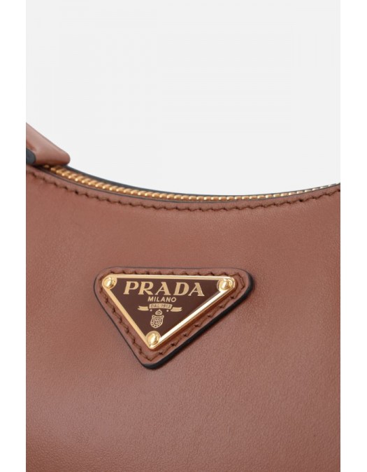 Geanta PRADA, Shoulder, Logo Insert, Brown - 1BC194VOOOASKF0XUG