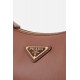 Geanta PRADA, Shoulder, Logo Insert, Brown - 1BC194VOOOASKF0XUG