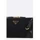 Geanta PRADA, Shoulder, Black Details, Black - 1BC225VOOOR789F0002