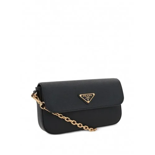 PRADA ガーメント Prada Leather Sneakers | Black | FARFETCH RO